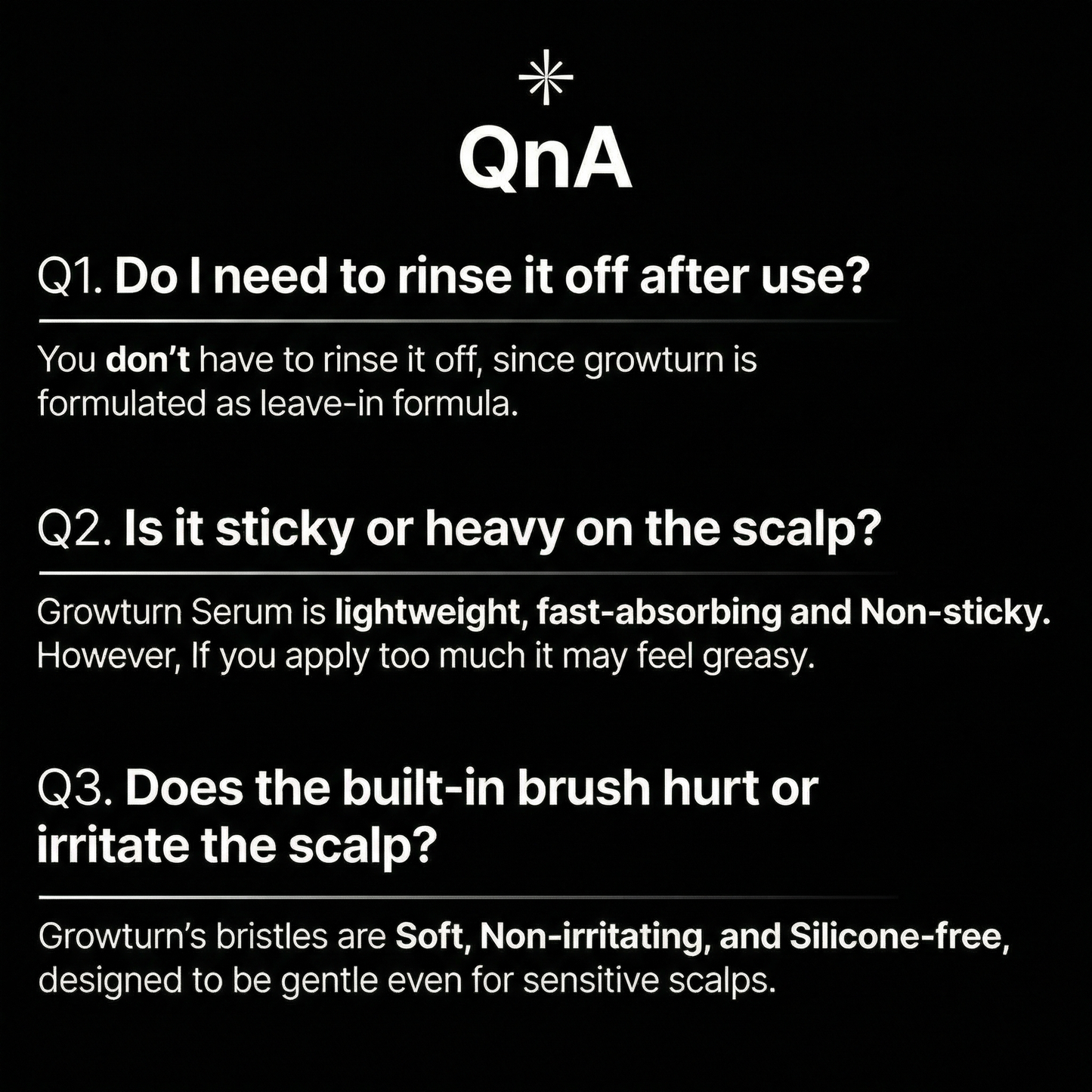 Hair Growth Serum with Massage Brush Applicator – Thickening & Hair Regrowth Scalp Treatment for Fuller, Stronger Hair