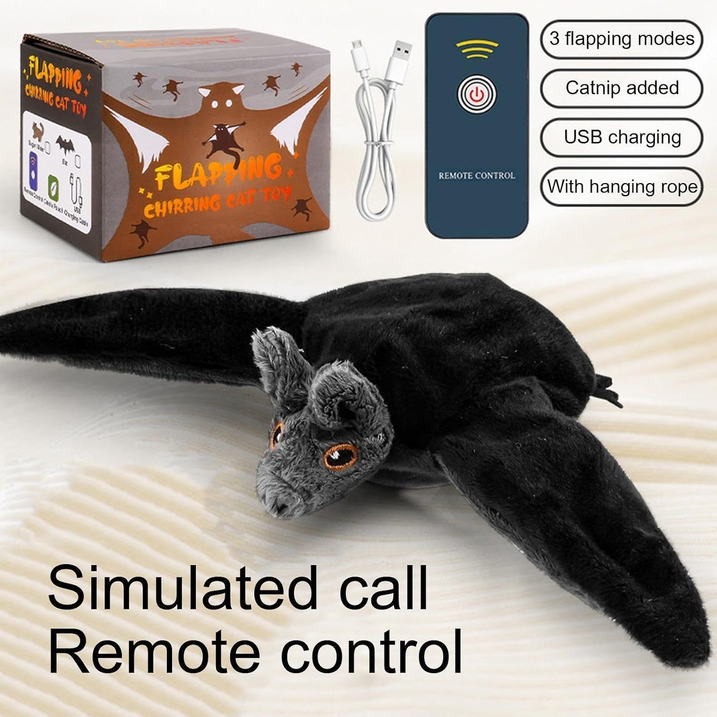BatChase™ — Interactive Flapping Dog Toy