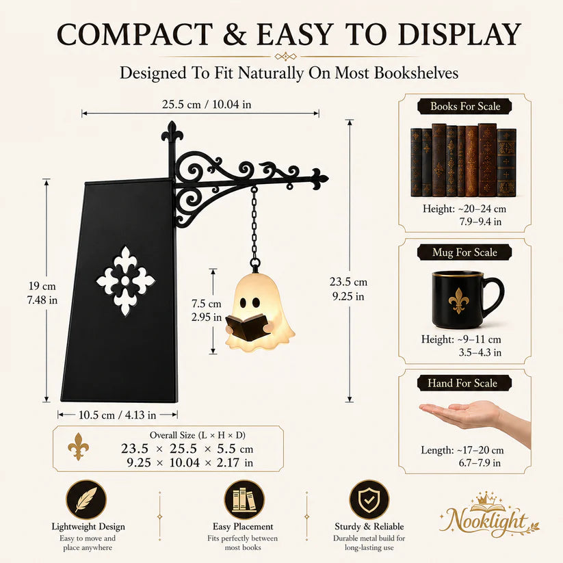 NookSpirit™ — One Little Ghost. Your Shelf, Reborn as a Sanctuary.