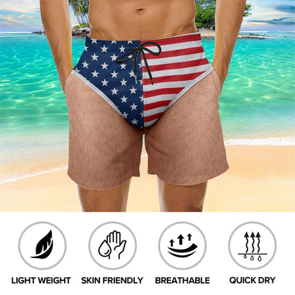 Bro Cheeks - Swim Trunks
