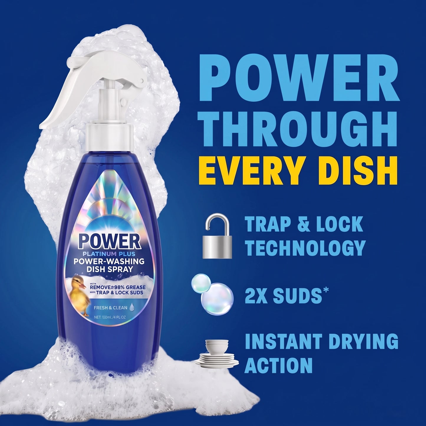 2X PowerSuds — One Squeeze, Whole Sink Clean