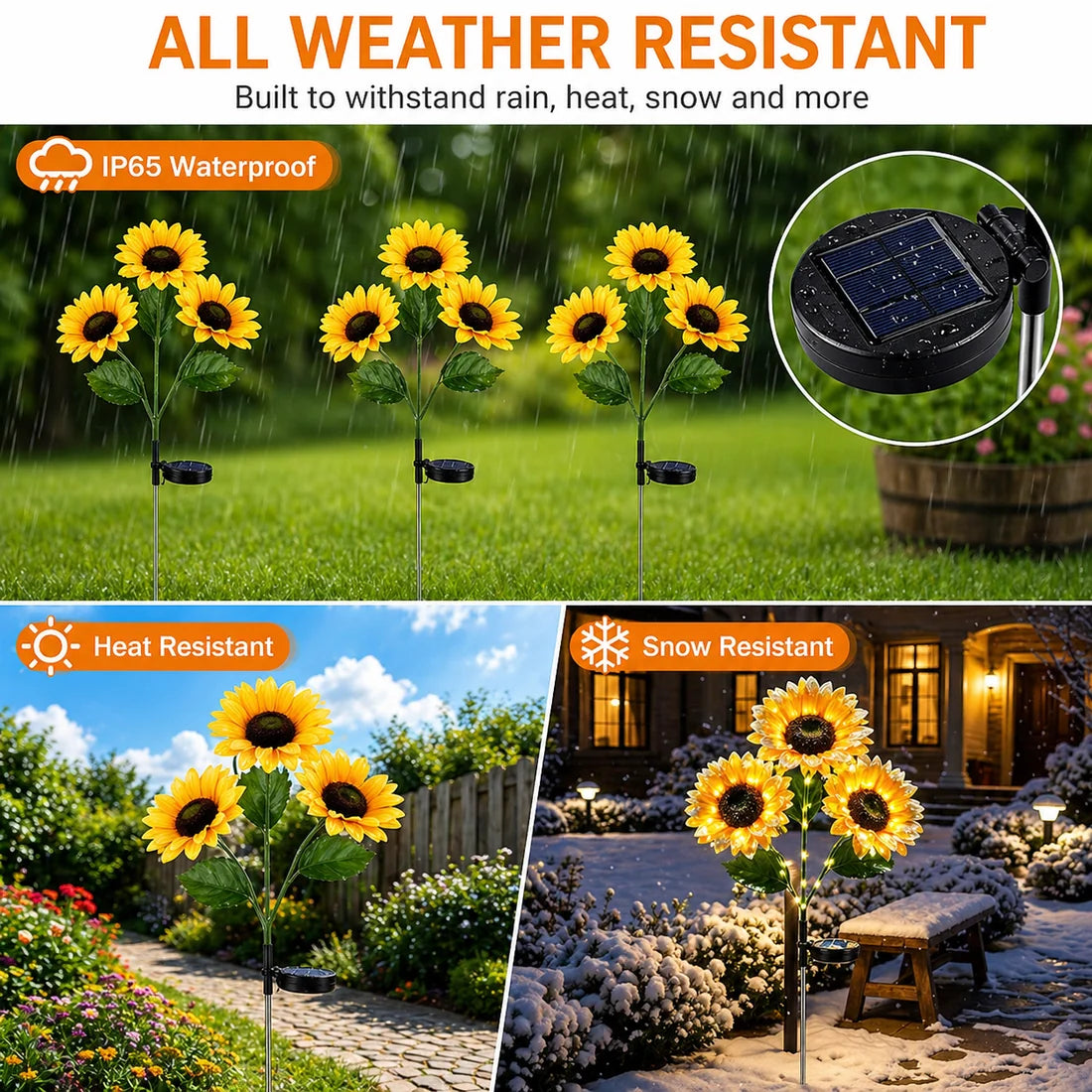 BloomLight™— Solar Sunflower Lights