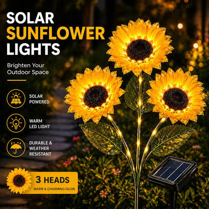 BloomLight™— Solar Sunflower Lights