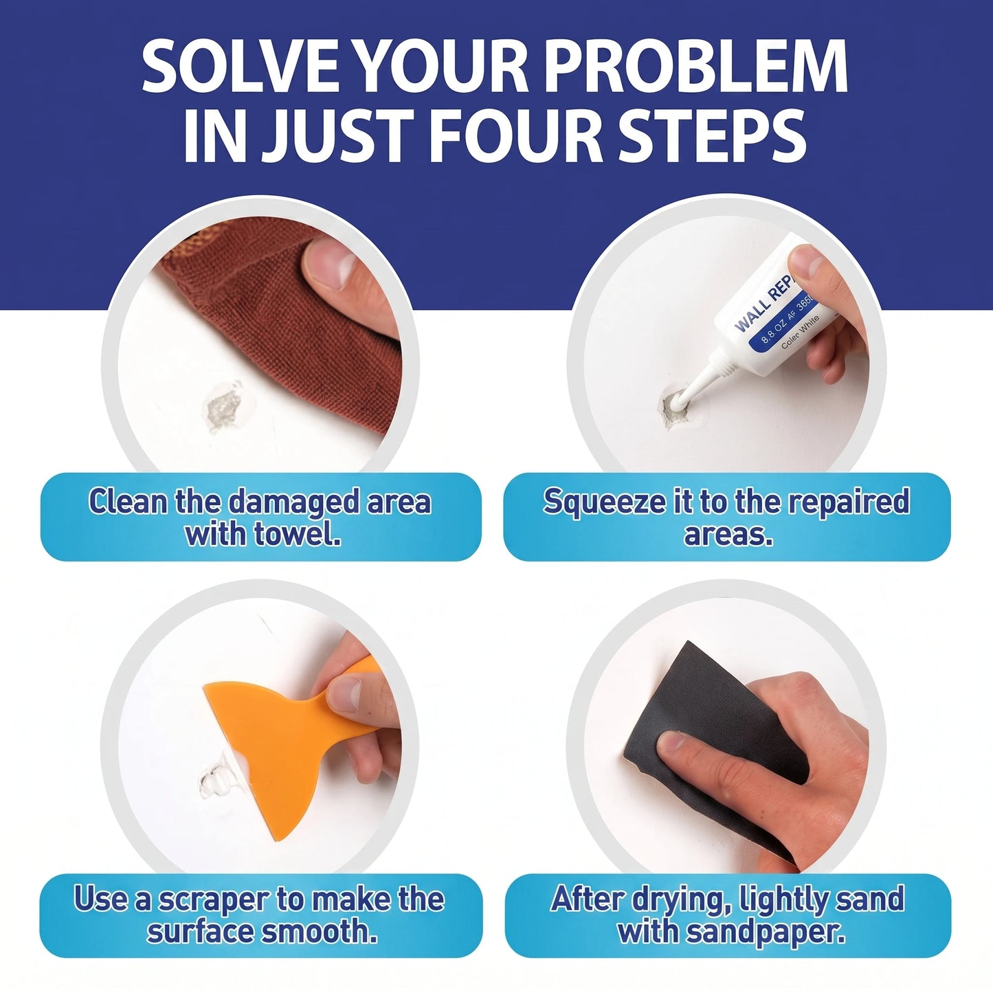 WallFix™ Drywall Patch Repair Kit